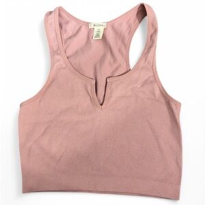 Bozzolo Cropped Ribbed Tank, Size S/M